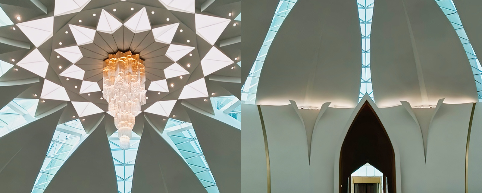 Acoustic mosaic for dome light
