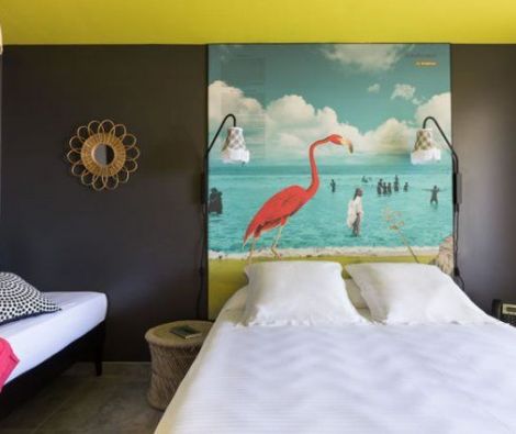 La toile imprimée s’utilise en décoration dans les hôtels