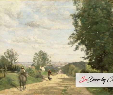 Clipso - RMN Le chemin de Sevres Vue sur Paris 95 006584