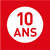 10 year factory manufacturer’s warranty
