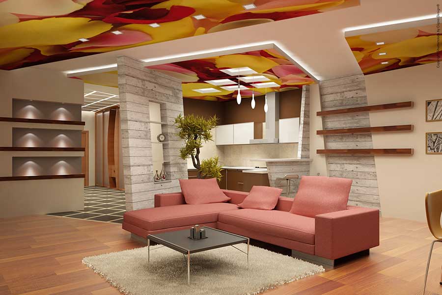 Printed Ceiling Clipso Stretch Walls And Ceiling Manufacturer